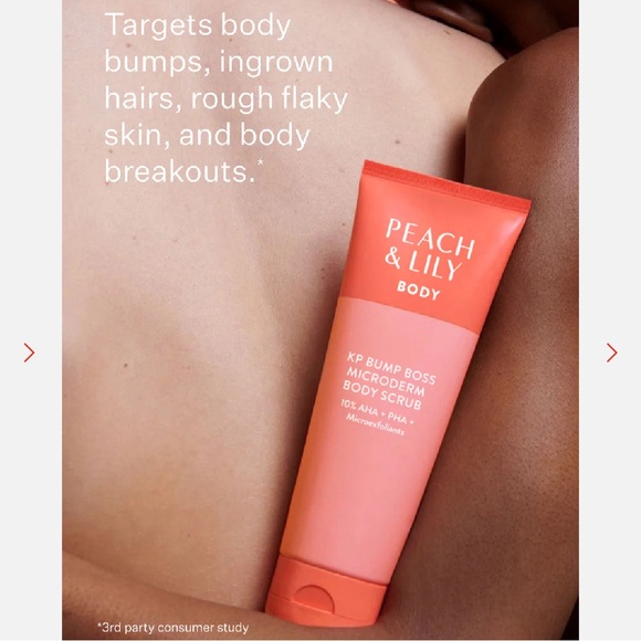 NWT Peach & Lily KP Bump Boss Microderm Body Scrub - Picture 6 of 9